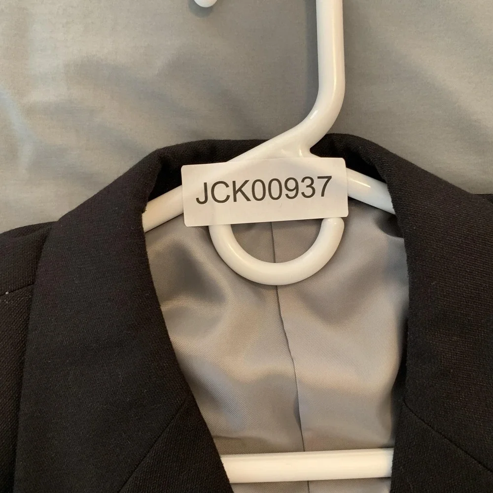 Alexander Julian Colours Blazer Mens 40 Black Two Button Notch Lapel Jacket